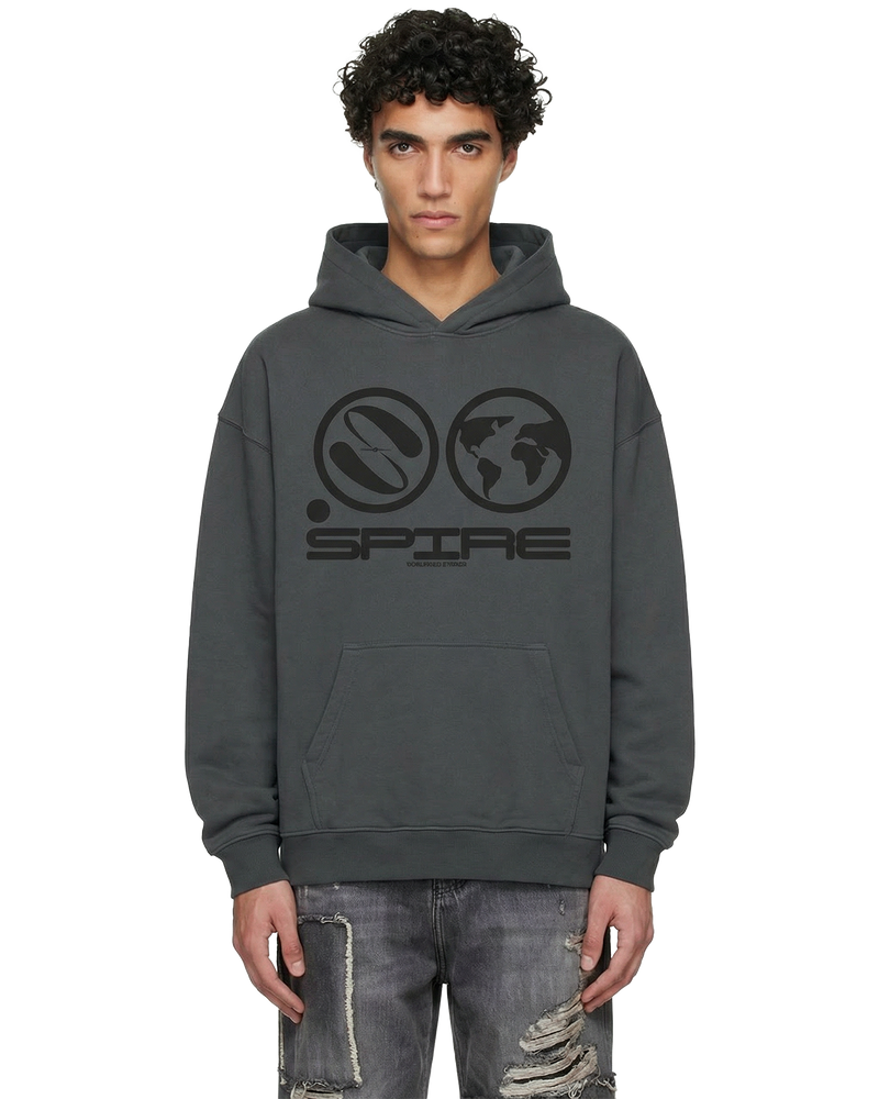 SPIRE FOUNDATION HW HOODIE — CHARCOAL