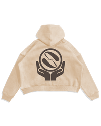 SPIRE FOUNDATION HW HOODIE — TAUPE