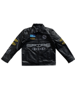 SPIRE "SAKI" LEATHER JACKET (ONYX)