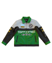 SPIRE "SAKI" LEATHER JACKET (JADE)